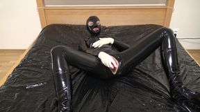 Pink Latex Orgasm Different Angle