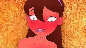 StepMother spies on how a rural girl is fucked in the hay ! Girl from hentai-Life with