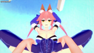 POINT OF VIEW Manga porn Foot wank from Tamamo from Destiny/Grand Order