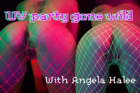 fluo party fuck with Angela Halee