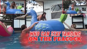 Soaked and Slippery: Nikki Brooks, Ayla Vixen, and Miss BehavinXOXO have an Inflatable Surfing Showdown - 4K