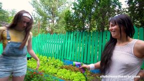 Violet &amp; Akina wet games