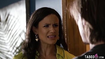 Stepmom Penny Barber teaches clueless stepson how to have sex with his girlfriend - caught in the act!