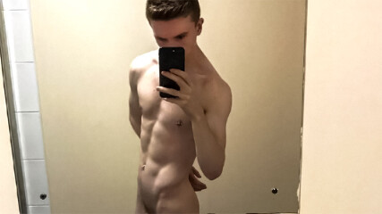 Gym Twink In The Rest Room