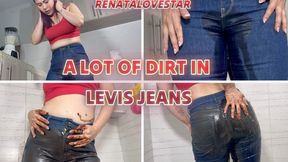 A LOT OF DIRT IN LEVIS JEANS