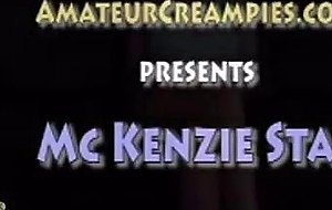 Next door amateur creampie mackenzie star