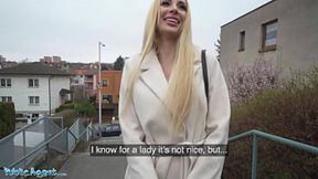 Public Agent Euro Babe Rides Cock&#x1F346; POV