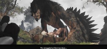 Griffin Goes Balls Deep In To Ciri While Villagers Watch