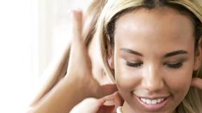 ”Titty stunning beautiful babe & her lesbian lover eat each other's hot wet twat”