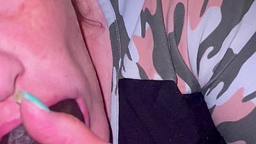 Intense bbc gumjob