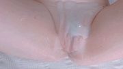 stimulating her tight pussy to dilate it