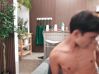 MALES - Sam Ledger Desires A Coffee But Ends Up Taking Joey Mills's Schlong In His Mouth