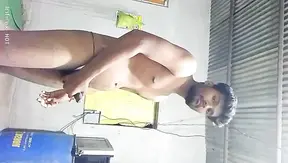 Sun-Kissed Desi Farmboy JERKS OFF Hard in Rustic Country Cabin – Steamy Gay Escape