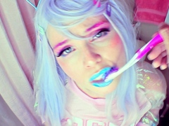 Real amateur facial teen