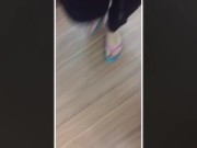 @tici_feet IG ticii_feet tici feet walking wearing havaianas (preview)
