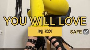 Bright Strike - Yellow Denim & Bold Energy | Lady Evaa I 4K Version