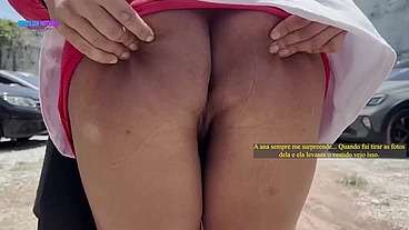 SEM CALCINHA E ACOMPANHADA DE UM MACHO SAFADO PARA MAIS UM DIA EM INTERLAGOS