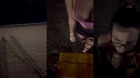 chupei o negao em publico na praia