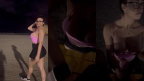 chupei o negao em publico na praia