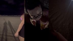 chupei o negao em publico na praia