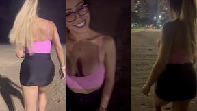chupei o negao em publico na praia