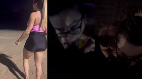 chupei o negao em publico na praia
