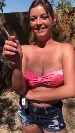 Amber Genuine Marlboro Smoker