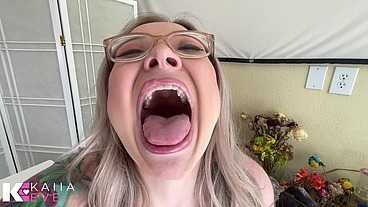 First Date Gone Wrong: Blonde Babe Shrinks, Squishes, & Vores Scared Tiny Fighter!