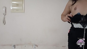 Nicole N Fantasy and Amber Allison lesbian GF`s playing with their cocks