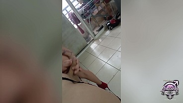 Nicole N Fantasy and Amber Allison lesbian GF`s playing with their cocks