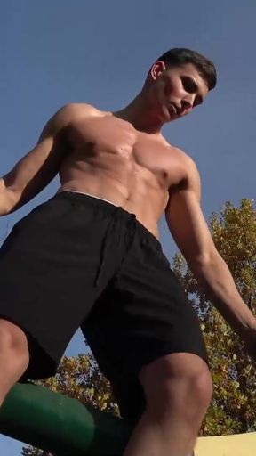 Jaw-dropping moment from "Emilion Reynolds shows off his hot sexy twink body"