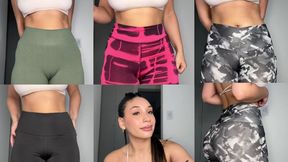Tight Leggings Try-On