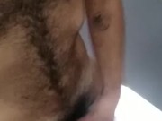 Wank at the bathroom mall