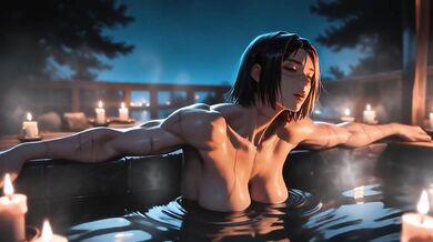 Seductive 2D Fox Girl Grinds Wet Pussy Bouncing With Big Tits