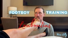 Miss Lilly’s Louboutin Foot Worship – Training My New Footboy