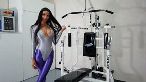 Caroline in the Fitness Gym