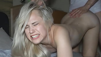 MY ASS HURTS! Rough PAINFUL ANAL Brings Blonde Teen To Her Limits - BLEACHED RAW - PREMIUM