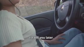 Latina student destroyed by driving instructor's long hair fetish