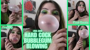 HD Ziva Fey - Hard Cock Bubblegum Blowing
