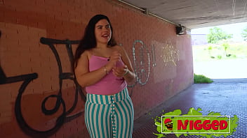 A very busty young woman is looking for her first sexual experience with a black man. Alma Lopez wants big, black cocks at Nigged