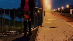 Pink Dress Sissy Lust cum Gushing in Public Dark Thoughts