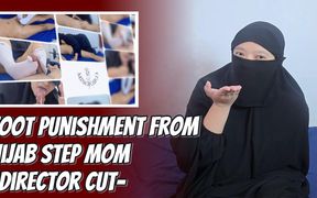 Hijab Step Stepmom Give Her Foot Punishment as Her Step Stepson Doing Bad for a Whole Month - Minokiiko