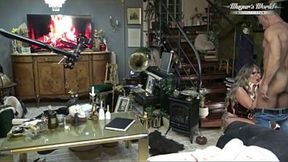 Behind The Scenes Of Sexy Odette Facialized By Client