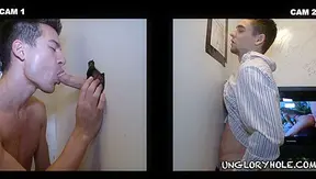 Zakk Johnny Gets Wild at the Glory Hole – Steaming Hot Gay Fun – 18+