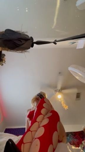 Big booty Latina high heels trampling pov