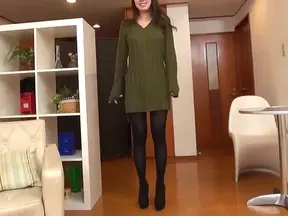 Big-Cock POV Action With Aroused Japanese Girl In Stockings Squirts Hardly