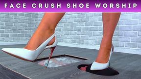 Feel My Weight For Being Late (D88) - Hood Cam - Face Trampling Shoe Worship Heel Gagging Human Doormat