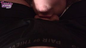 stunning teen assistant celestina blooms works for taboo creampie!