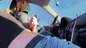 The teacher handjob her student in the car MP4