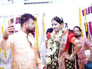 Sudipa Ki Suhagraat - Sudipa's wedding Night with Five Spouse group sex Screwing Full Clip